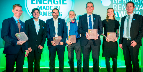Die Preisträger des German Renewables Awards 2018